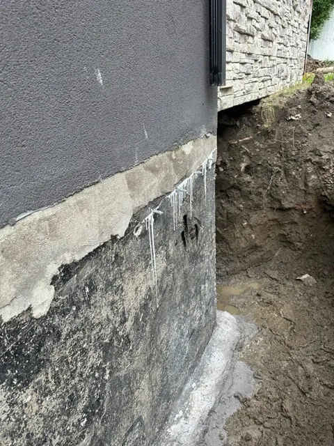 Exterior Foundation Waterproofing System in Saint-Léonard, Montreal, QC