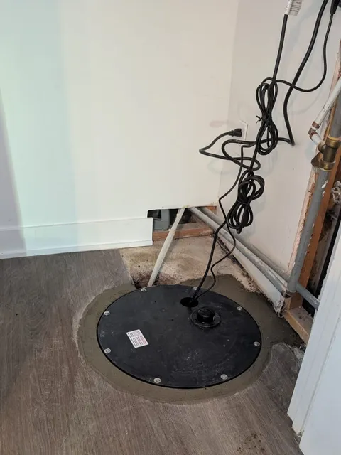 Solution for water infiltration in the basement in Lachine. After