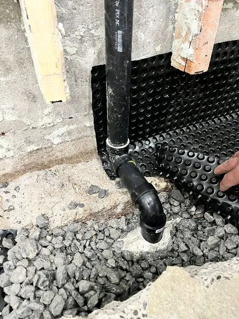 Waterproofing and Interior Drain Installation in Fabreville, Laval, QC Waterproofing and Interior Drain Installation in Fabreville, Laval, QC