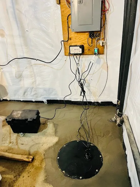 Solution Against Basement Water Infiltration with Interior Drain System in Laval, QC