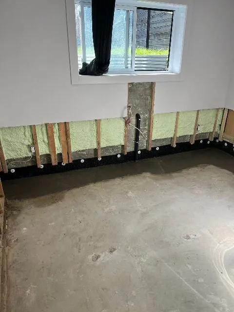 Waterproofing and Interior Drain Installation in Fabreville, Laval, QC Waterproofing and Interior Drain Installation in Fabreville, Laval, QC