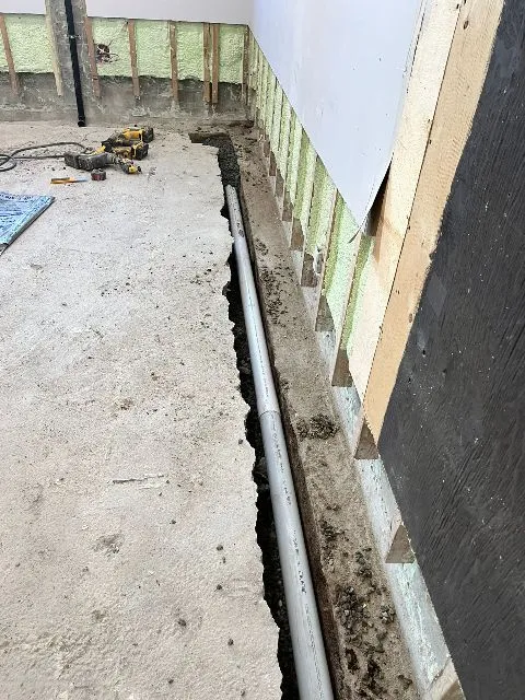 Waterproofing and Interior Drain Installation in Fabreville, Laval, QC Waterproofing and Interior Drain Installation in Fabreville, Laval, QC