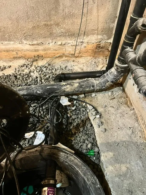 Solution Against Basement Water Infiltration with Interior Drain System in Laval, QC