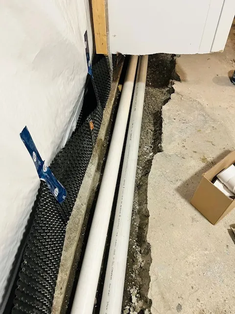Waterproofing and Interior Drain Installation in Saint-Laurent, QC Waterproofing and Interior Drain Installation in Saint-Laurent, QC