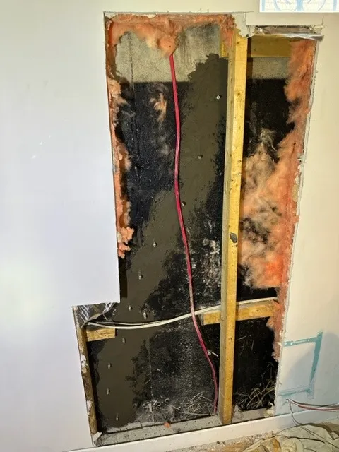 Crack repair in the foundation in Sainte-Marthe-Sur-Le-Lac. After Crack repair in the foundation in Sainte-Marthe-Sur-Le-Lac. After