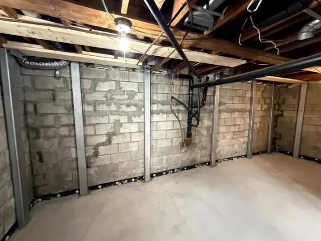 Foundation Repair and Basement Waterproofing in Deux-Montagnes, QC. After Foundation Repair and Basement Waterproofing in Deux-Montagnes, QC. After
