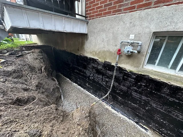 Solution with Exterior Foundation Waterproofing System in Anjou, Montreal, QC Solution with Exterior Foundation Waterproofing System in Anjou, Montreal, QC