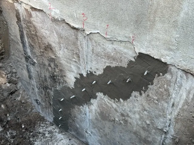 Repairing Exterior Foundation Crack in Lasalle, Montreal, QC Repairing Exterior Foundation Crack in Lasalle, Montreal, QC
