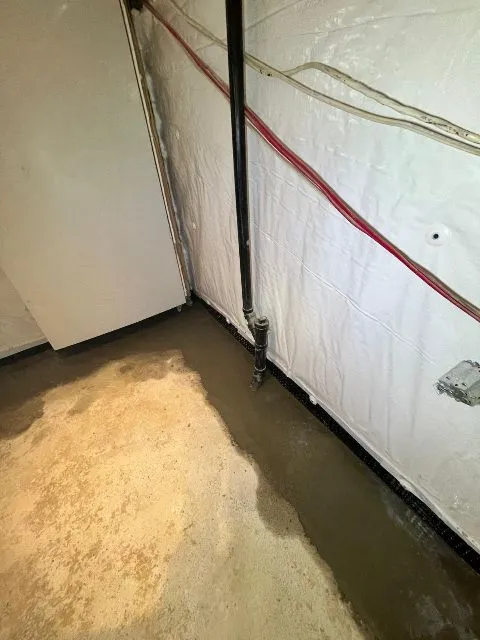 Solution Against Basement Water Infiltration with Interior Drain System in Mascouche, QC