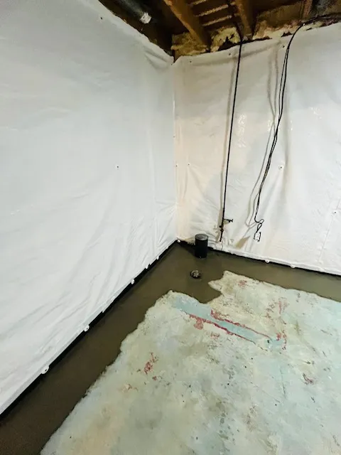 Solution Against Basement Water Infiltration with Interior Drain System in Laval, QC