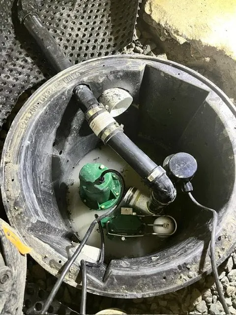 Solution Against Basement Water Infiltration with Interior Drain System in Mascouche, QC