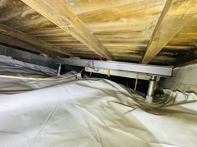 Problème d'isolation et de renforcement dans le vide sanitaire à Rigaud Québec, QC