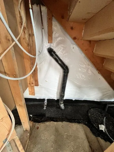 Solution Against Basement Water Infiltration with Interior Drain System in Mascouche, QC