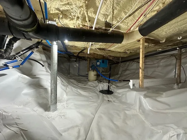 Solution pour la stabilisation et l’encapsulation d’un vide sanitaire à Bromont, QC Solution pour la stabilisation et l’encapsulation d’un vide sanitaire à Bromont, QC