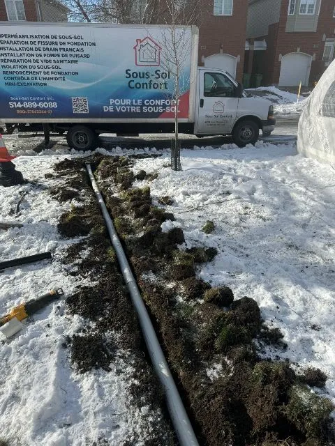 Solving Basement Water Infiltration Problem with Sump Pump System in Pointe-Claire, QC
