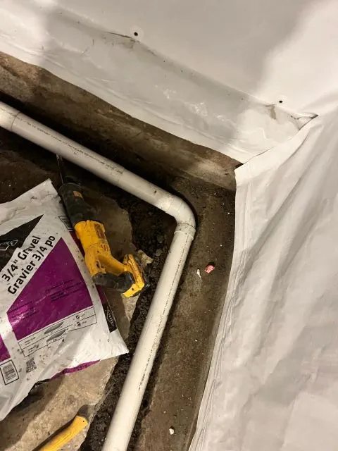 Imperméabilisation du sous-sol de l'intérieur à Saint-Rose, QC Imperméabilisation du sous-sol de l'intérieur à Saint-Rose, QC