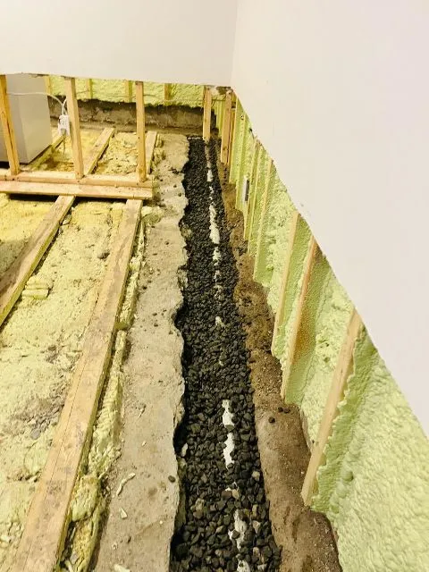 Imperméabilisation du Sous-Sol par l’Intérieur à Rosemère, QC