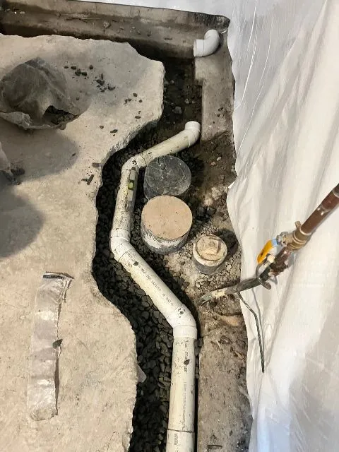 Solution Against Basement Water Infiltration with Interior Drain System in Mascouche, QC
