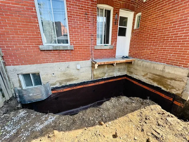 Solution with Exterior Foundation Waterproofing System in Anjou, Montreal, QC Solution with Exterior Foundation Waterproofing System in Anjou, Montreal, QC