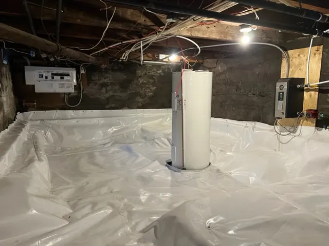 Best Crawl Space Beam Stabilization and Encapsulation Solution in Ahuntsic, QC. After Best Crawl Space Beam Stabilization and Encapsulation Solution in Ahuntsic, QC. After
