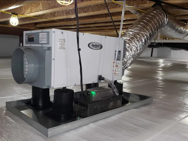 Problème d'humidité dans le vide sanitaire à Côte-Saint-Luc, QC. Après