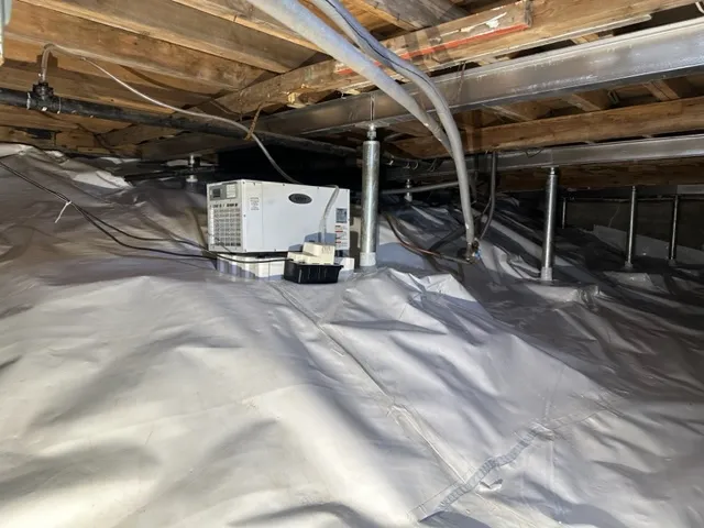 Encapsulation et Stabilisation de vide sanitaire à Mont-Royal, Québec. Après