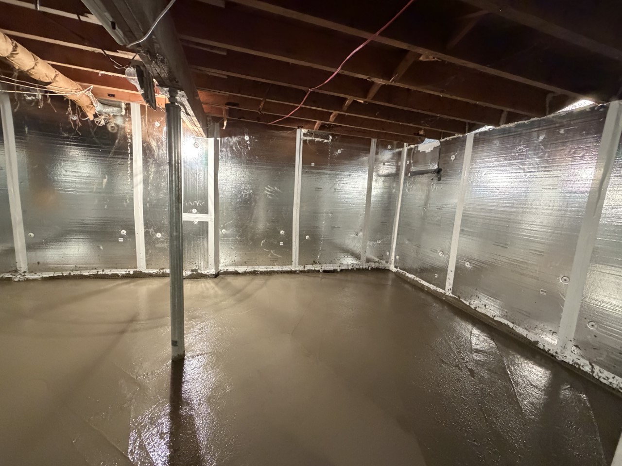 Isolation thermique du sous-sol avec panneaux isolants