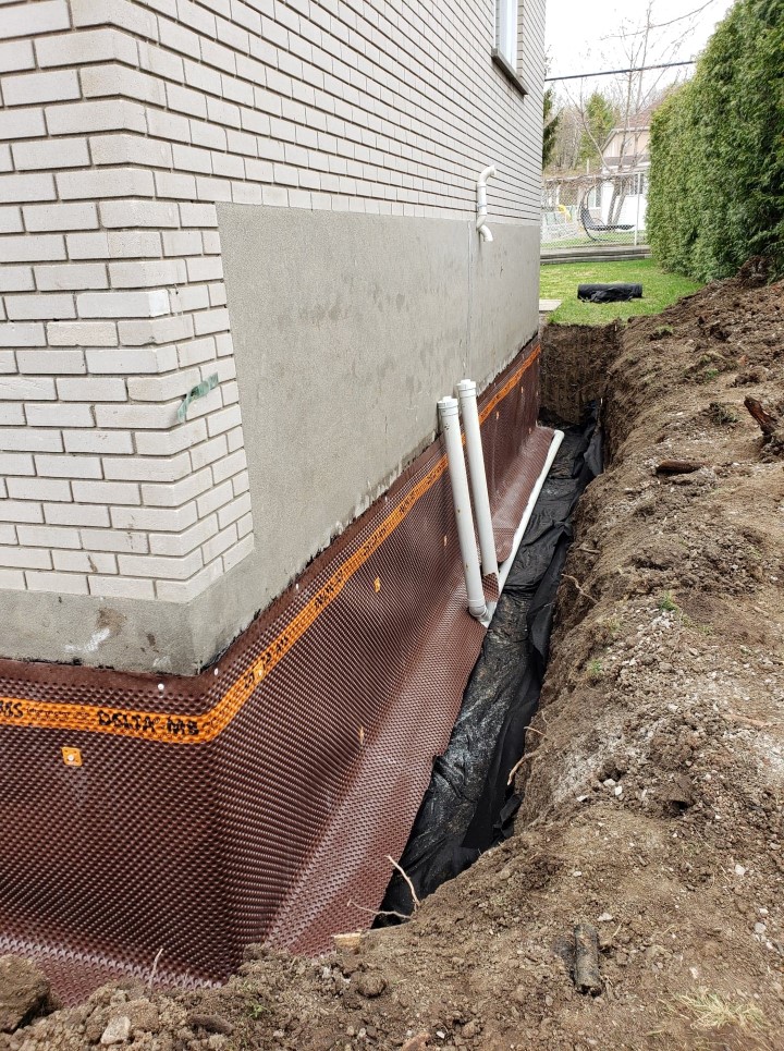 French Drain Installation