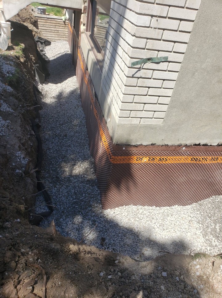French Drain Installation